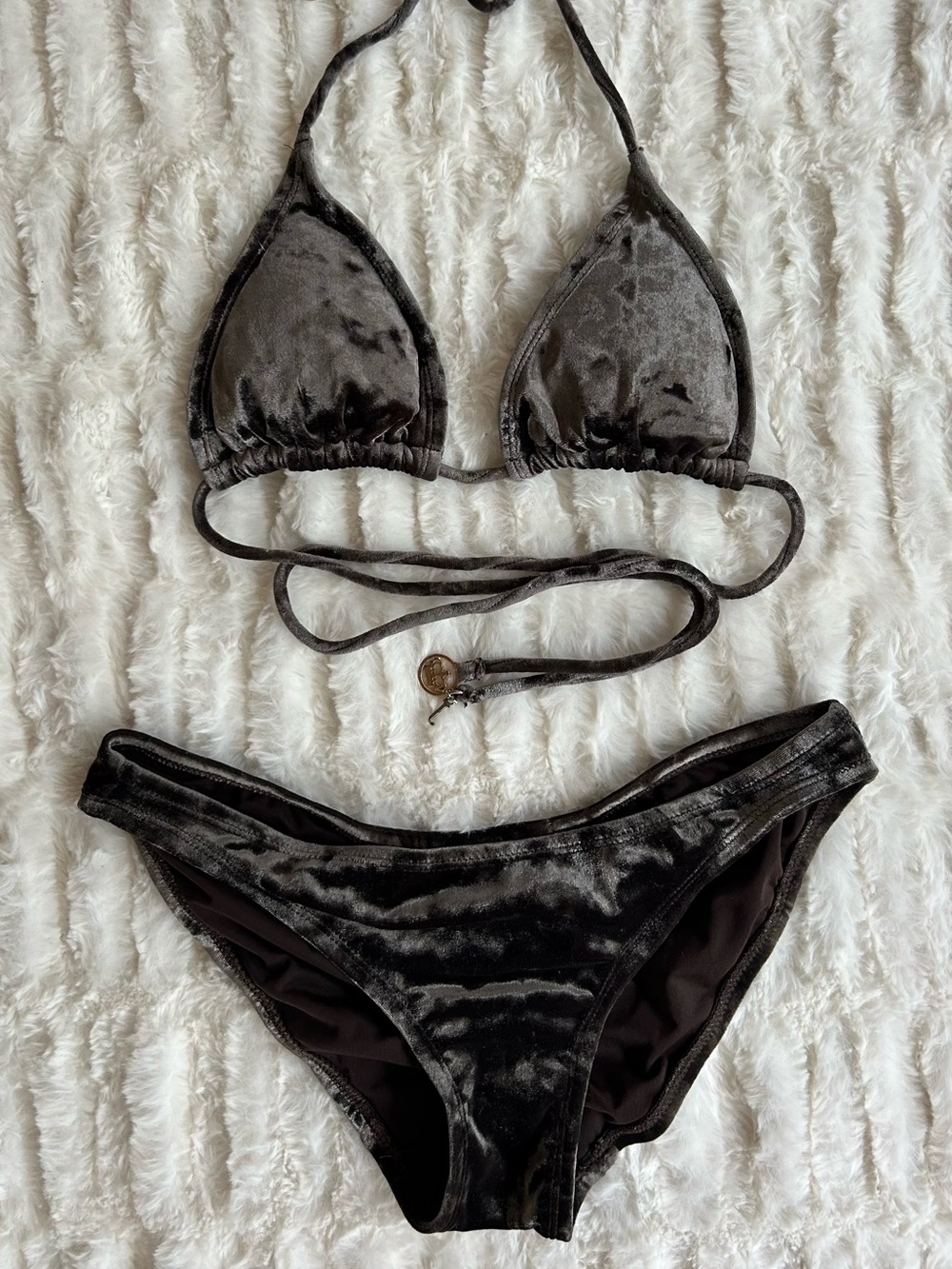 Y2K Vintage Juicy Couture Velvet Bikini